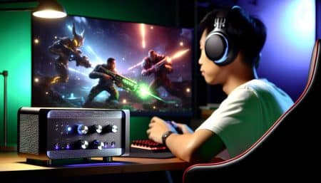 Amplificateur casque gaming: booste ton son!